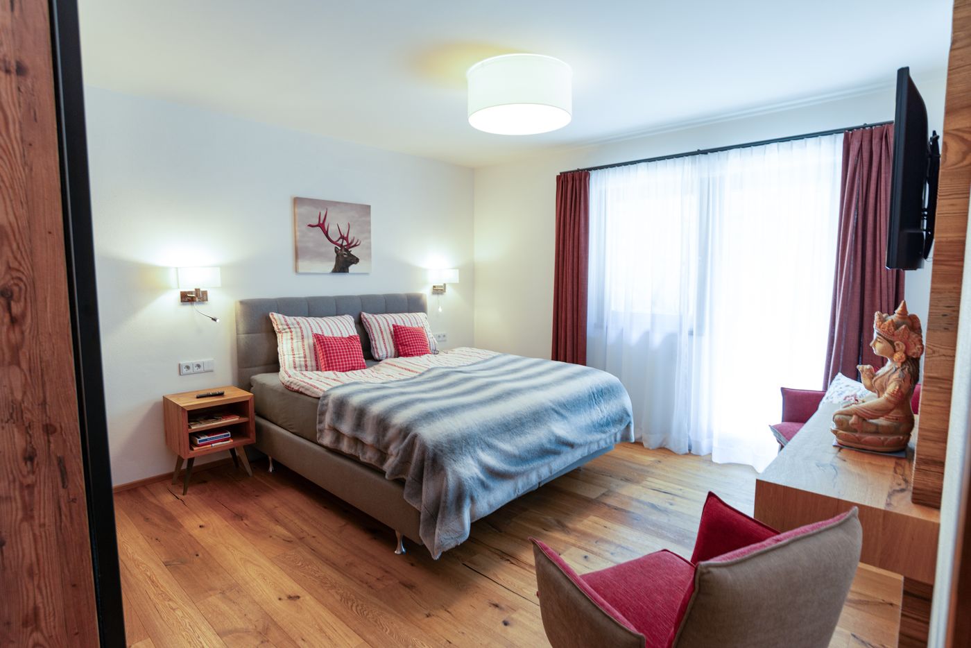 Drittes Schlafzimmer mit Balkonzugang
